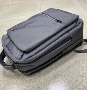 Рюкзак мужской серый с 2мя ручками