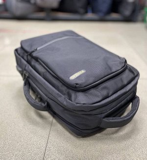 Рюкзак мужской серый с 2мя ручками