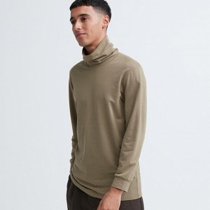 Мужская водолазка UNIQLO Heattech, бежевый