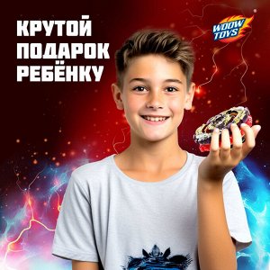 Боевой волчок ULTRA SPIN, волчок, устройство для запуска с хватом, цвет МИКС