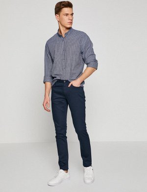 Брюки %3 Elastan, %23 Polyester, %74 хлопок