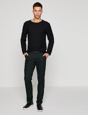 Брюки %2 Elastan, %15 вискоза, %31 Polyester, %52 хлопок