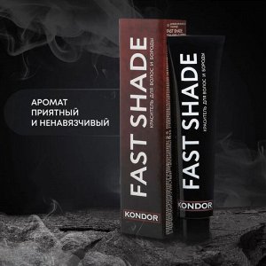 Краска для бороды и волос тон 2 - чёрный Кондор KONDOR FAST SHADE DEVELOPER 60 мл