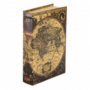 Сейф-книга 26х17х5см СС0022/1 "Карта мира"