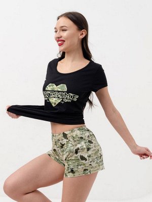 Пижама женская Даймонд (шорты) кулирка