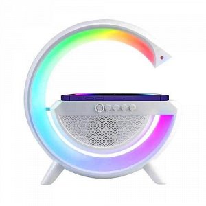 Беспроводная колонка LED WIRELESS CHARGING SPEAKER  6500 с RGB подсветкой и зарядкой