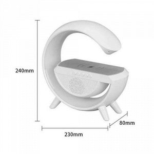 Беспроводная колонка LED WIRELESS CHARGING SPEAKER  6500 с RGB подсветкой и зарядкой