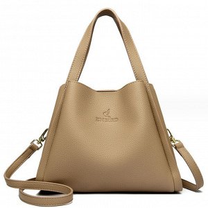 Сумка Видео: https-//www.modernbag.ru/media/upload/A-5507%20(1).mp4	Одна из самых продаваемых моделейМатериал: премиальная экокожа .
Внутри: 3 отделения, среднее из которых на молнии, два других на кн