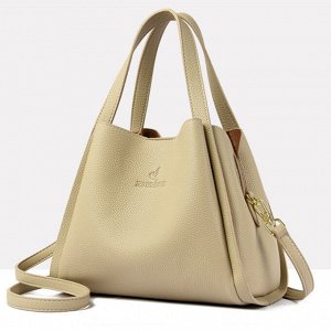 Сумка Видео: https-//www.modernbag.ru/media/upload/A-5507%20(1).mp4	Одна из самых продаваемых моделейМатериал: премиальная экокожа .
Внутри: 3 отделения, среднее из которых на молнии, два других на кн