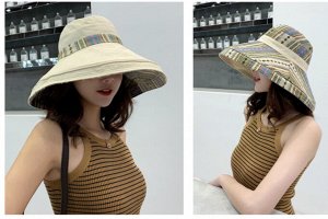 Летняя двусторонняя шляпа