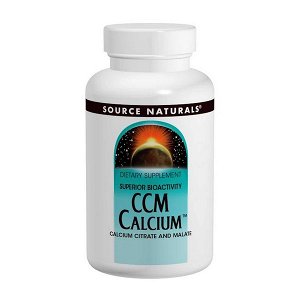Source Naturals, CCM кальций, 300 мг, 120 таблеток