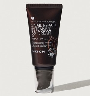 Увлажняющий ВВ-крем с муцином улитки Mizon Snail Repair Intensive BB Cream SPF50+ РА+++, 50гр