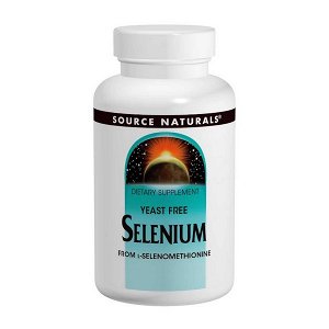 Source Naturals, Селен (из L-селенометионина), 200 мкг, 120 таблеток