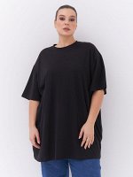 Футболка из хлопка FU21002BLK01