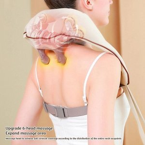 Беспроводной электрический массажер для плеч и спины,талии, ног, трапециевидная мышца.