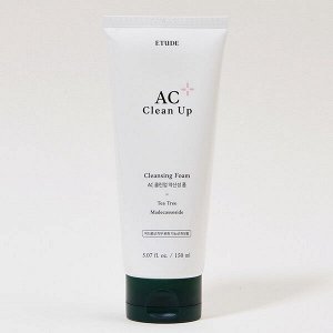 Пенка для проблемной кожи Etude AC Cleansing Foam, 150мл