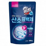 Кислородный отбеливатель-порошок Beat O2, 300гр/ Корея
