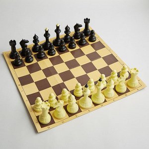 Шахматы "Айвенго" с доской из микрогофры (в картонной упаковке)