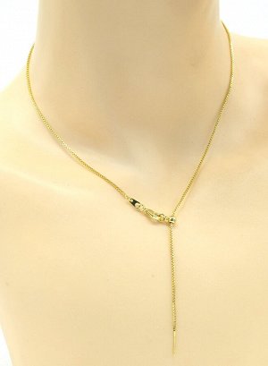 Цепочка для кулонов металл цв.золотистый, 46см