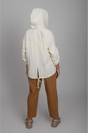 Новый лен Куртка - 089Л Молочный