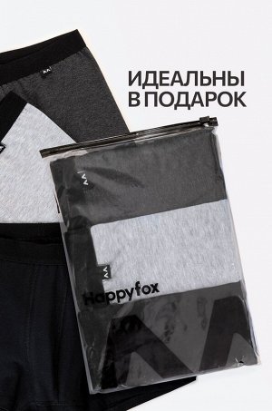 Мужские трусы-боксеры 3шт. Happyfox