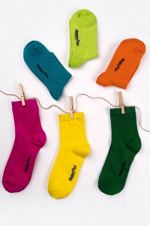 Набор носков для девочки 6 пар в подарочной коробке