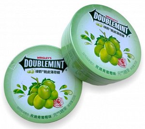 WRIGLEY'S Doublemint Освежающие драже со вкусом роза-зеленый виноград 25 гр.,