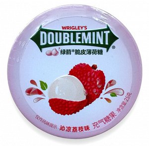 WRIGLEY'S Doublemint Освежающие драже со вкусом личи 25 гр.,
