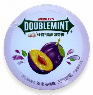 WRIGLEY&#039;S Doublemint Освежающие драже со вкусом сливы 25 гр.,