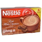 Nestle Hot Cocoa Mix, Смесь для приготовления горячего какао, Насыщенный вкус молочного шоколада, 6 пакетиков, 0,71 унция (20,2