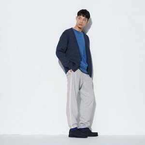 Мужские спортивные брюки (длина 65-71 см.), серый