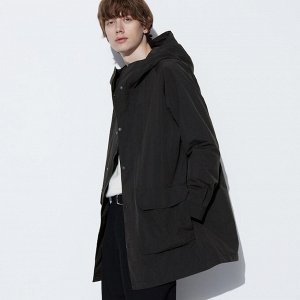 Мужское ветрозащитное пальто, черный