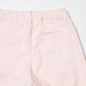 Детские широкие джинсы, розовый