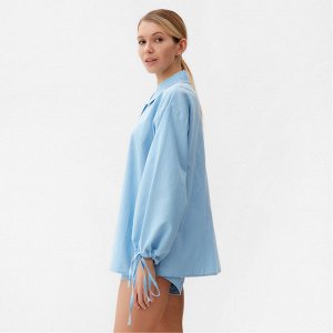 Костюм женский (блузка, шорты) MINAKU: Casual Collection цвет голубой