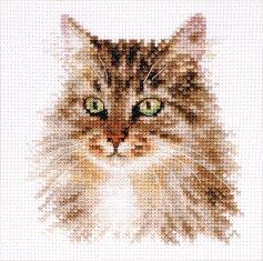 Набор для вышивания крестиком Сибирская кошка