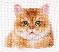 Набор для вышивания крестиком Плюшевый кот