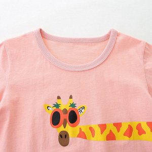 Детская футболка с принтом Животные
