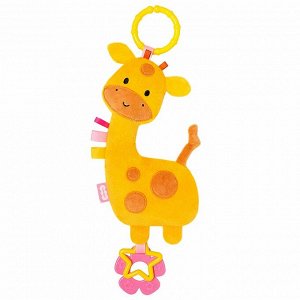 Мягкая игрушка-подвеска Хрустящий Жираф мякиш с прорез 835