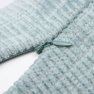 Наволочка декоративная Этель Velvet 43х43см, цвет мятный, полиэстер