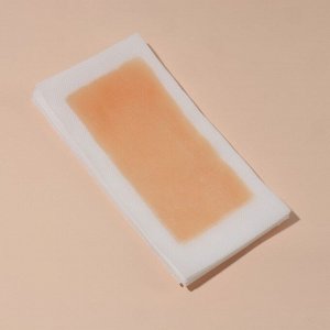 Восковые полоски для депиляции тела, с ароматом мёда, 19 × 9 см, 20 шт, цвет оранжевый