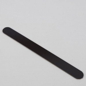 Пилка лазерная для ногтей, односторонняя, 17,5 см, цвет серый