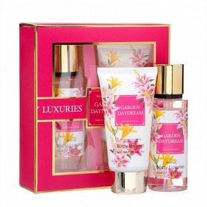 Подарочный набор Body Luxuries, аромат лилии и ванили: мист для тела 85 мл, лосьон 85 мл