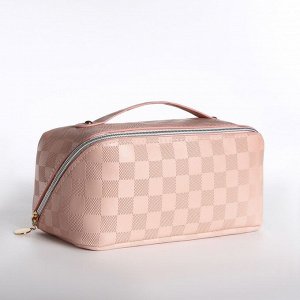 Косметичка-сумка на молнии, цвет розовый