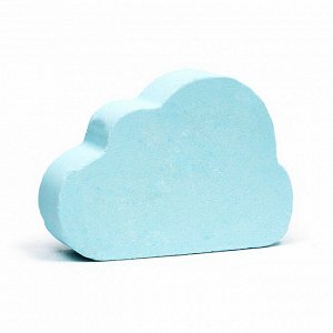 Бомбочка для ванны "Облако" голубая, радужная, 150 г