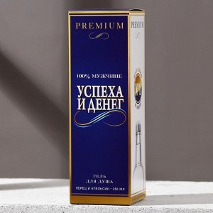 Гель для душа «Успеха и денег!», аромат перец и апельсин, 250 мл