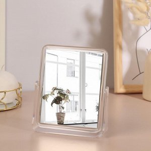 Зеркало настольное, зеркальная поверхность 12 ? 15 см, цвет прозрачный