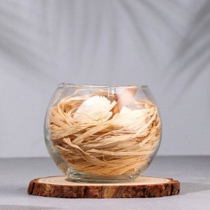 Набор ароматический: ваза-саше с сухоцветом и корицей, ароматическое масло "Мускат", 10 мл