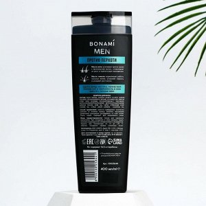 Шампунь для волос "BONAMI" for men, против перхоти, 400 мл