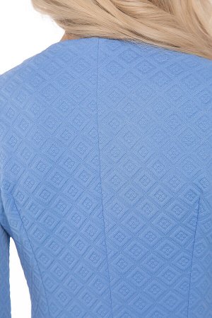 Платье "Безупречный силуэт" (голубое) П8373