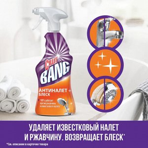 Силит Бэнг Средство дезинфицирующее для туалета "Антиналет+Блеск" 750 мл